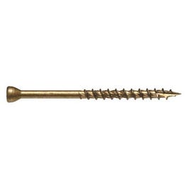 Wood Trim Screws, Star, Ceramic Coated, #9 x 4-In., 1-Lb.