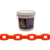 Tow Chain, Hi-Viz Orange, 5/16 x 124-Inch