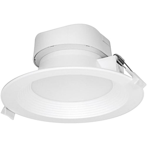 Satco 5 In./6 In. Direct Wired IC Rated White 3000K LED Recessed Light Kit