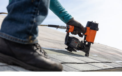 Contractor RentalsUsing nail gun