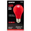 Satco S14984 8A19/RED/LED/E26/120V