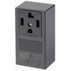 Leviton 30A Surface Mount Black 14-30R 4-Wire Dryer Power Outlet
