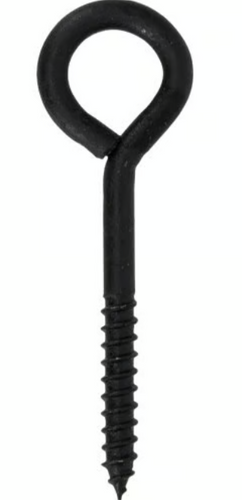 Hillman Durasteel Eye Lag Bolt Black Flagged (1/4 x 3) 50 lbs