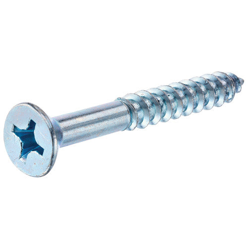 Hillman Zinc Flat Head Phillips Wood Screw  #14 x 4