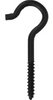 Hillman Durasteel Ceiling Hook Black Flagged (0.192 x 3-3/8) 35lb