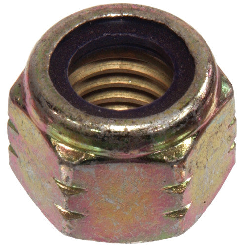 Hillman Zinc Hardened Nylon Insert Grade C USS Coarse Stop Nut 1/4-20