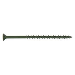 Deck Plus Ceramic Wood & Deck Screws, Green, #8 x 1.25-In., 1-Lb.