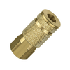 Tru-flate 1/4 A Design x 1/4 FNPT Brass Coupler