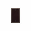 Eaton Cooper Wiring Cooper Blank Wallplate, Brown (Brown, 1 Gang)