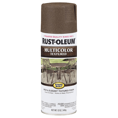 Rust-Oleum® Stops Rust® MultiColor Textured Spray Paint Autumn Brown (12 Oz, Autumn Brown)