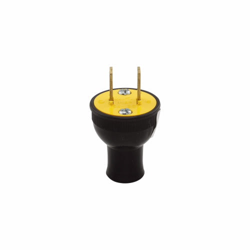 Eaton Cooper Wiring Straight Blade Plug Black 15A, 125V Black (125V, Black)