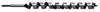 Century Drill And Tool Ship Auger Nail Cutter Power Bit 1-3/8 X 18″ Shank Size 1/2″