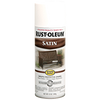 Rust-Oleum® Satin Enamel Spray White (340g, White)