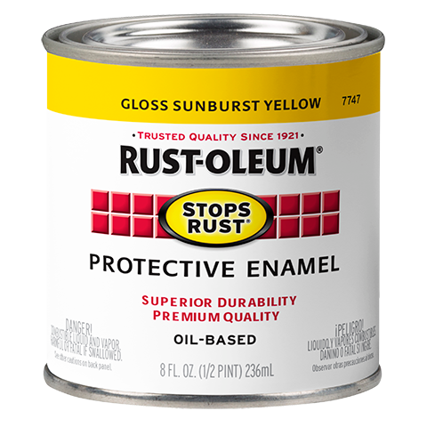 Rust-Oleum® Stops Rust® Protective Enamel Paint (1/2 Pint, Black, Gloss)