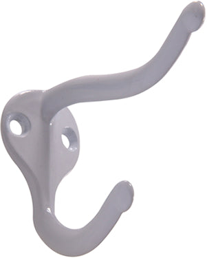 WHITE COAT/HAT HOOK