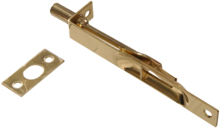 6  SOLID BRASS FLUSH BOLT