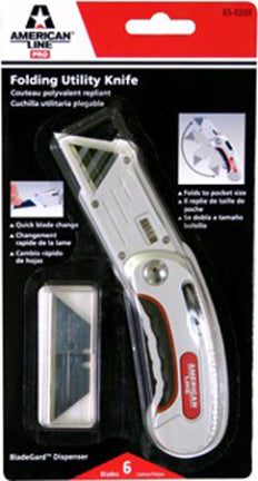 UTILITY KNIFE .025 RD BK