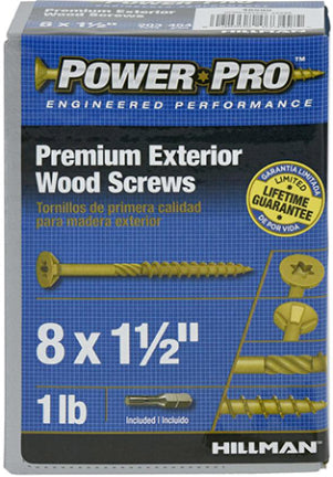 8 X 1-1/2 EXTERIOR PP 1 LB POWER PRO