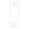 Leviton 1-Gang Plastic Sectional Rocker Decorator Wall Plate Center Panel, White