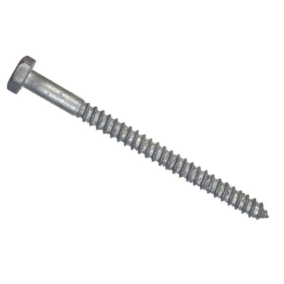 Hillman 3/8 In. x 1-1/2 In. Galvanized Hex Lag Screw (100 Ct.)