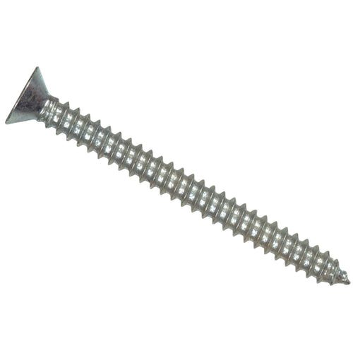 Hillman #10 x 3/4 In. Phillips Flat Head Stainless Steel Sheet Metal Screw (100 Ct.)