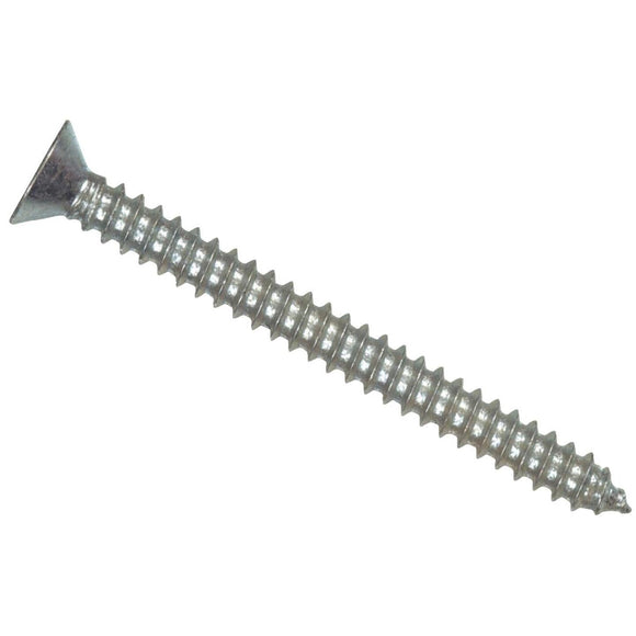 Hillman #10 x 1 In. Phillips Flat Head Stainless Steel Sheet Metal Screw (100 Ct.)