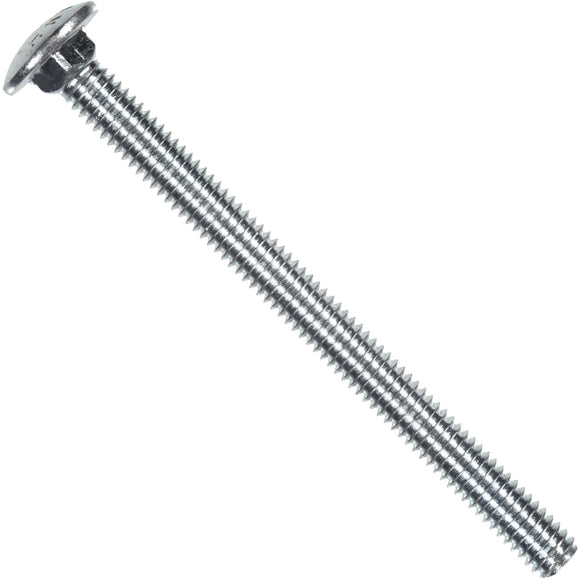 Hillman 1/4 In. x 4-1/2 In. Grade 2 Zinc Carriage Bolt (100 Ct.)