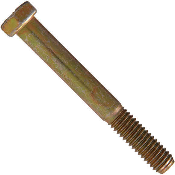 Hillman 5/16 In. x 2 In. Grade 8 Yellow Dichromate Hex Head Cap Screw (100 Ct.)