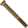 Hillman 3/8 In. x 2 In. Grade 8 Yellow Dichromate Hex Head Cap Screw (100 Ct.)