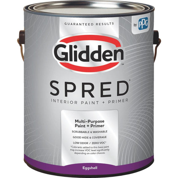Glidden Spred Interior Paint + Primer Eggshell Ultra Deep Base 1 Gallon