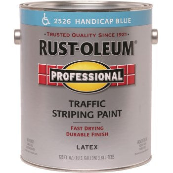 Rust-Oleum 2526402 Traffic STriping Paint, Handicap Blue ~ Gal
