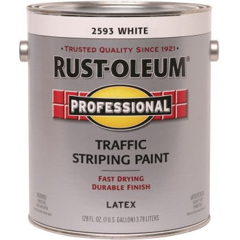 Rust-Oleum 2593402 Traffic Striping Paint, White ~ 1 gallon