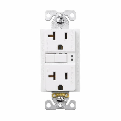 Eaton Cooper Wiring GFCI Receptacle 20A, 125V White