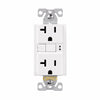 Eaton Cooper Wiring GFCI Receptacle 20A, 125V Ivory