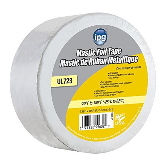 Intertape Polymer MF3100 Butyl Mastic Foil Tape - 1.83 in. x 100 ft.