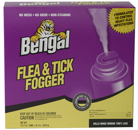 Bengal Flea & Tick Fogger 3-2.7oz.