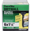 Fas-N-Tite Smart Thread Drywall Screws #6 X 1-1/4